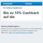 DKB-Club Online Cashback Anbieter Zalando